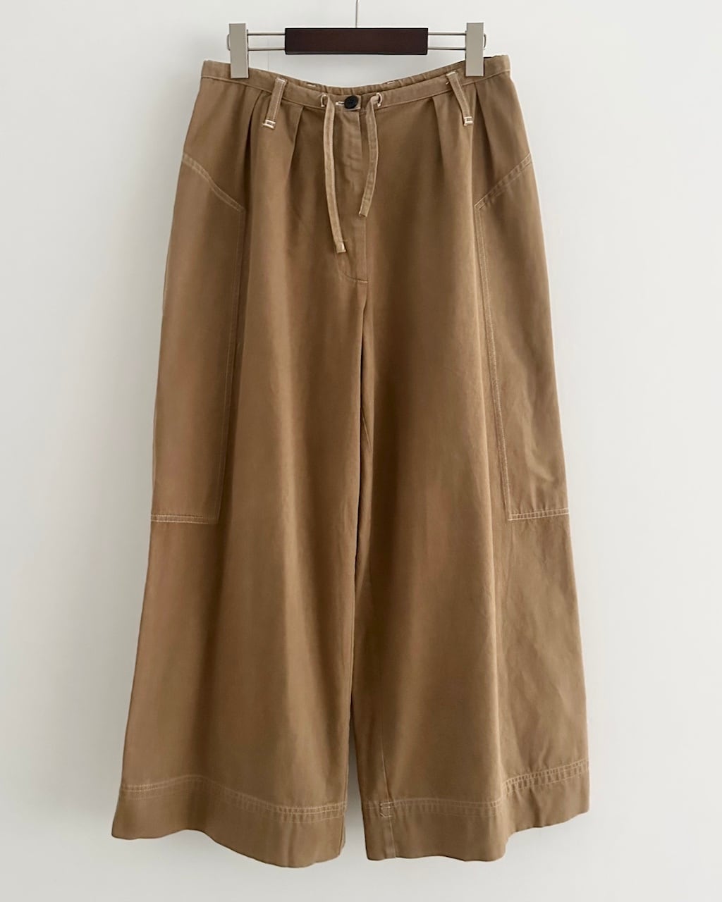 DRIES VAN NOTEN TUCKED WIDE PANTS | dear closet
