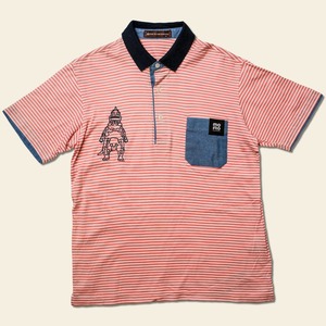 【一点物】ULTRA Embroidery Cheerful POLO "Seabozu"