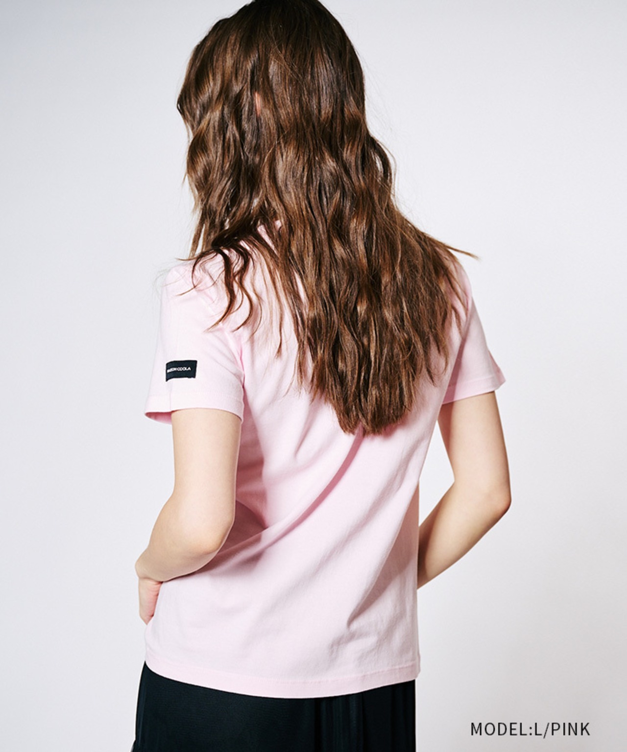 COOLA LA プリントコンパクトTシャツ (L/BLUE)　CQ-48097