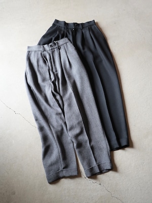 RYU リュウ【 Summer Wool two tuck slacks 】