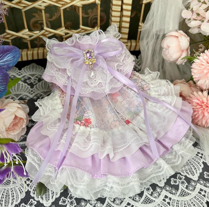 《予約》3102468 パープルフリルドレス