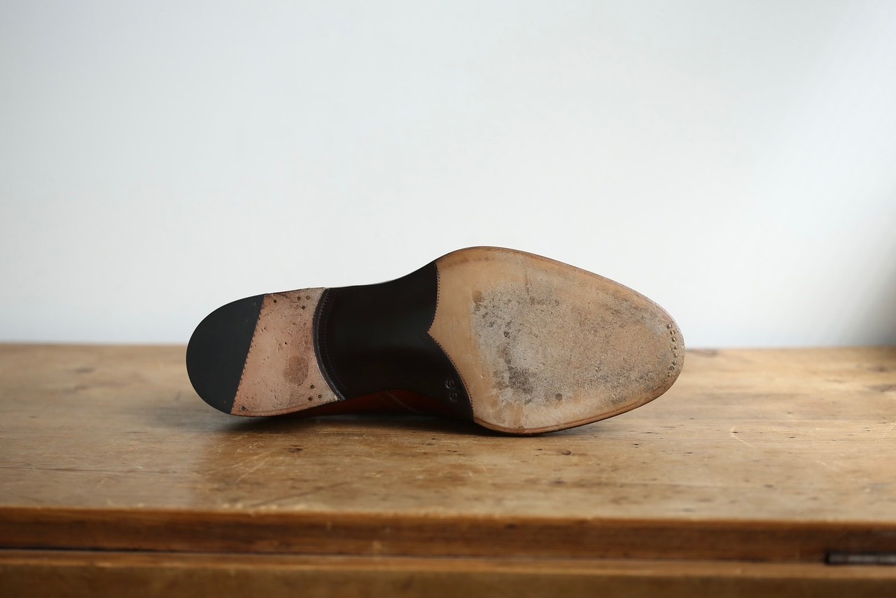 【Stefano Bemer】 傑作ダービーシューズ 『507』スカーレットカラー Size: 39