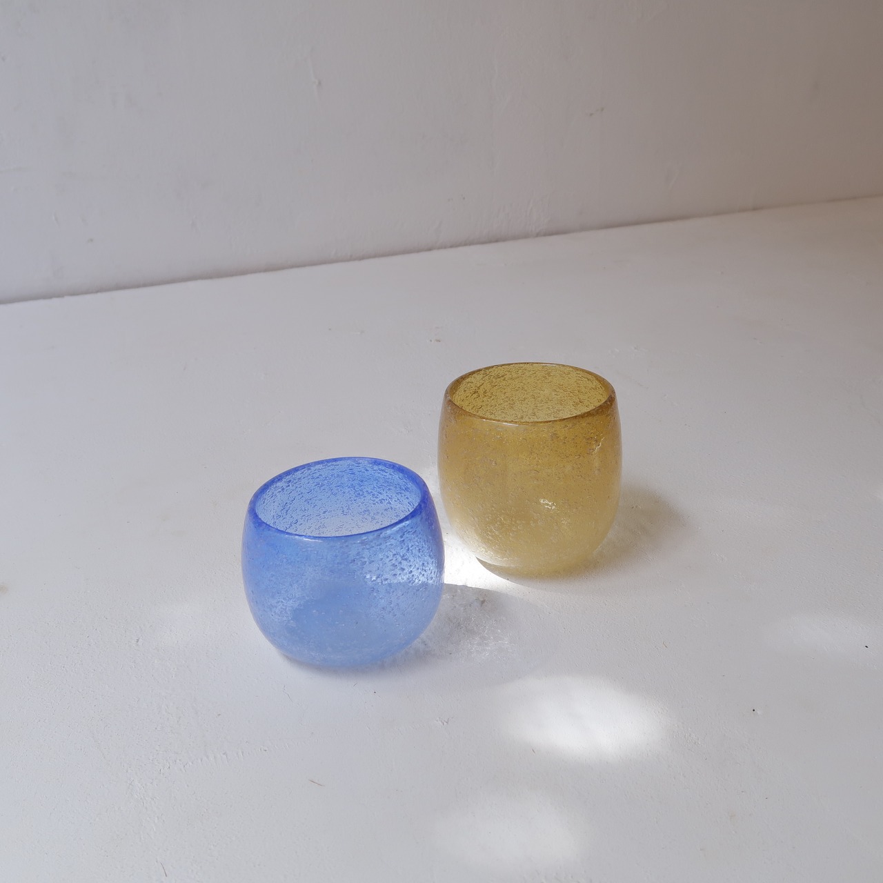 しゅわしゅわブルーのコップ