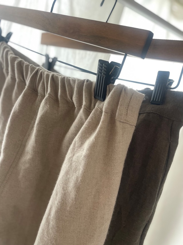 winter linen ↟ アップパンツ ↟