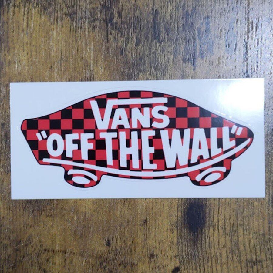 ST-186】VANS sticker バンズ ステッカー OFF THE WALL 花柄 | M&EARTH