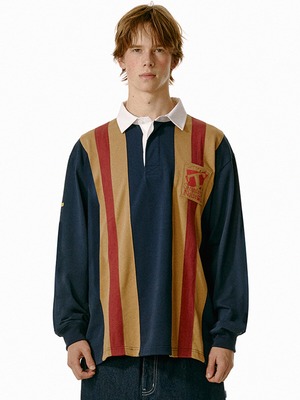 [TEKET] T37 Overtone Rugby Shirt Navy 正規品 韓国ブランド 韓国ファッション 韓国代行 日本 店舗 テケット