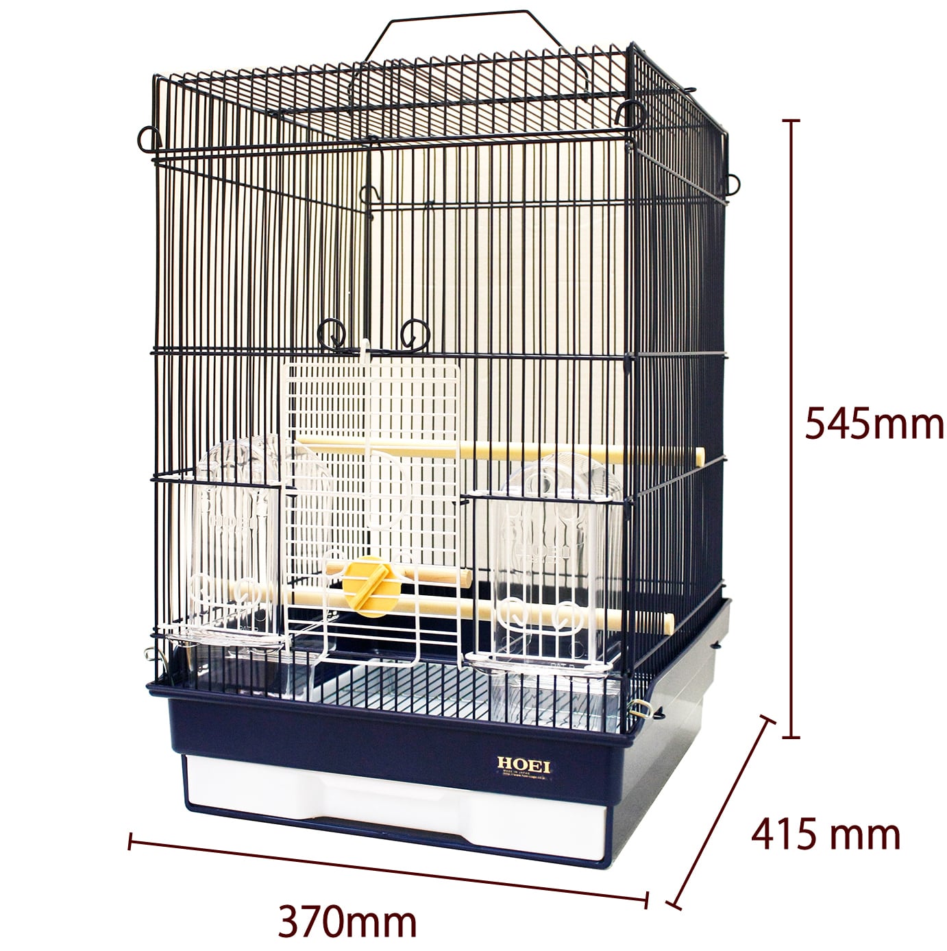 アウトレット】３５手のりネイビー×ホワイト | 鳥かご・ペットケージの 