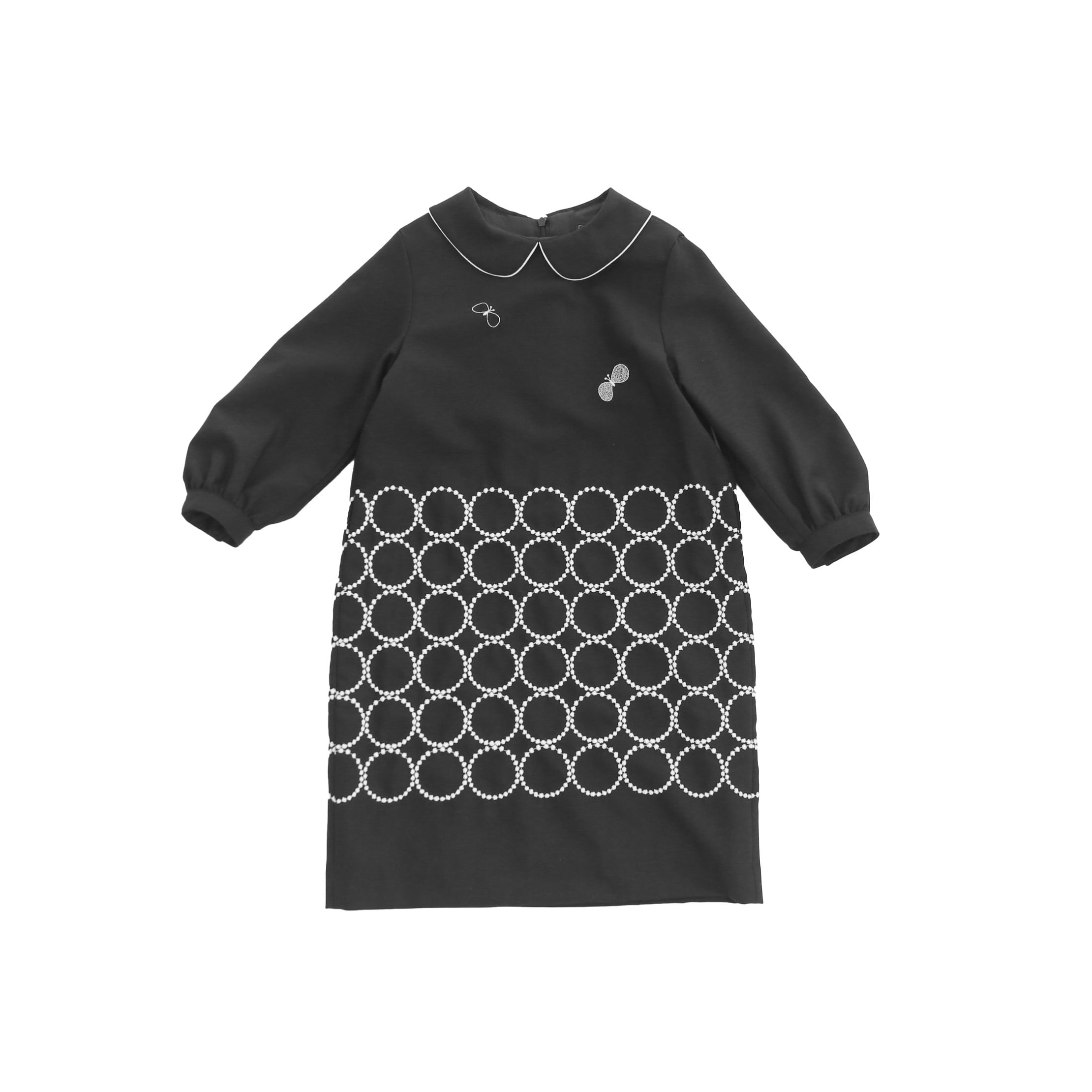 mina perhonen / tambourine×choucho ドレス/ navy / 120cm