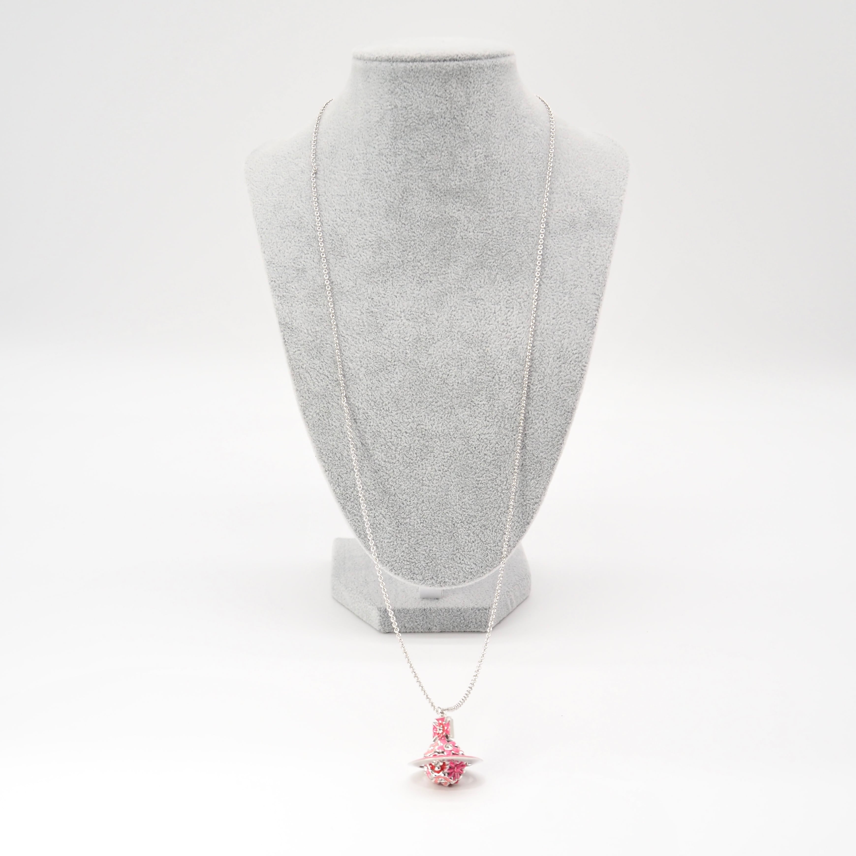 Vivienne Westwood フラワーオーブ ネックレス シルバー ヴィヴィアン