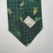Vintage Japan tie 緑 n-32