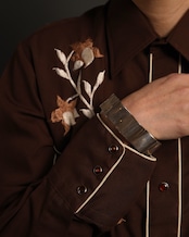 1970's Montgomery Ward / Embroidery Cowboy Shirt