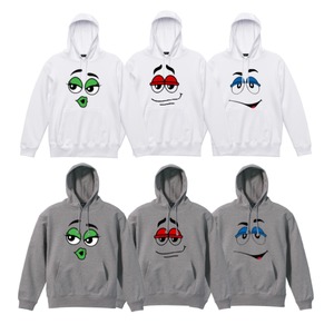 LIPP 「"m’s Blue Face" Foodie White/Gray」