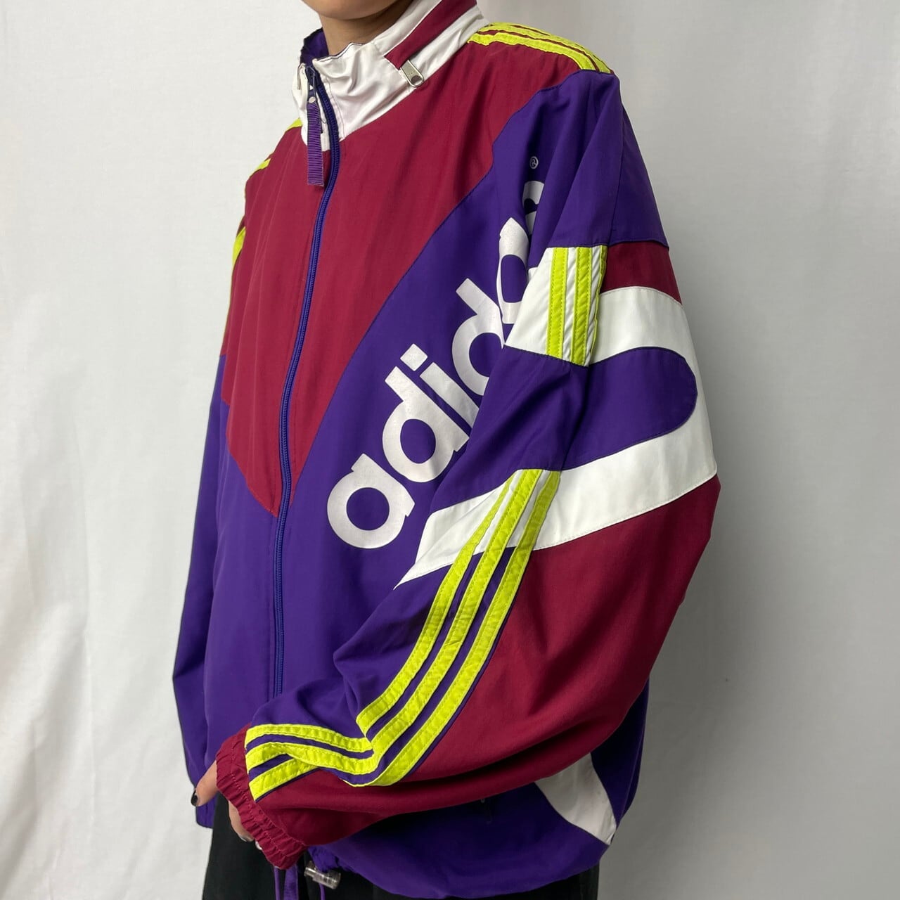 80年代 フランス製 adidas アディダス クレイジーパターン 