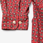 90s CHAPS Ralph Lauren 総柄 長袖 ボタンダウンシャツ