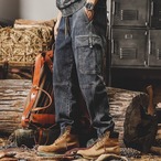 Ribbed Cuff Denim Pants ◇2color H0800