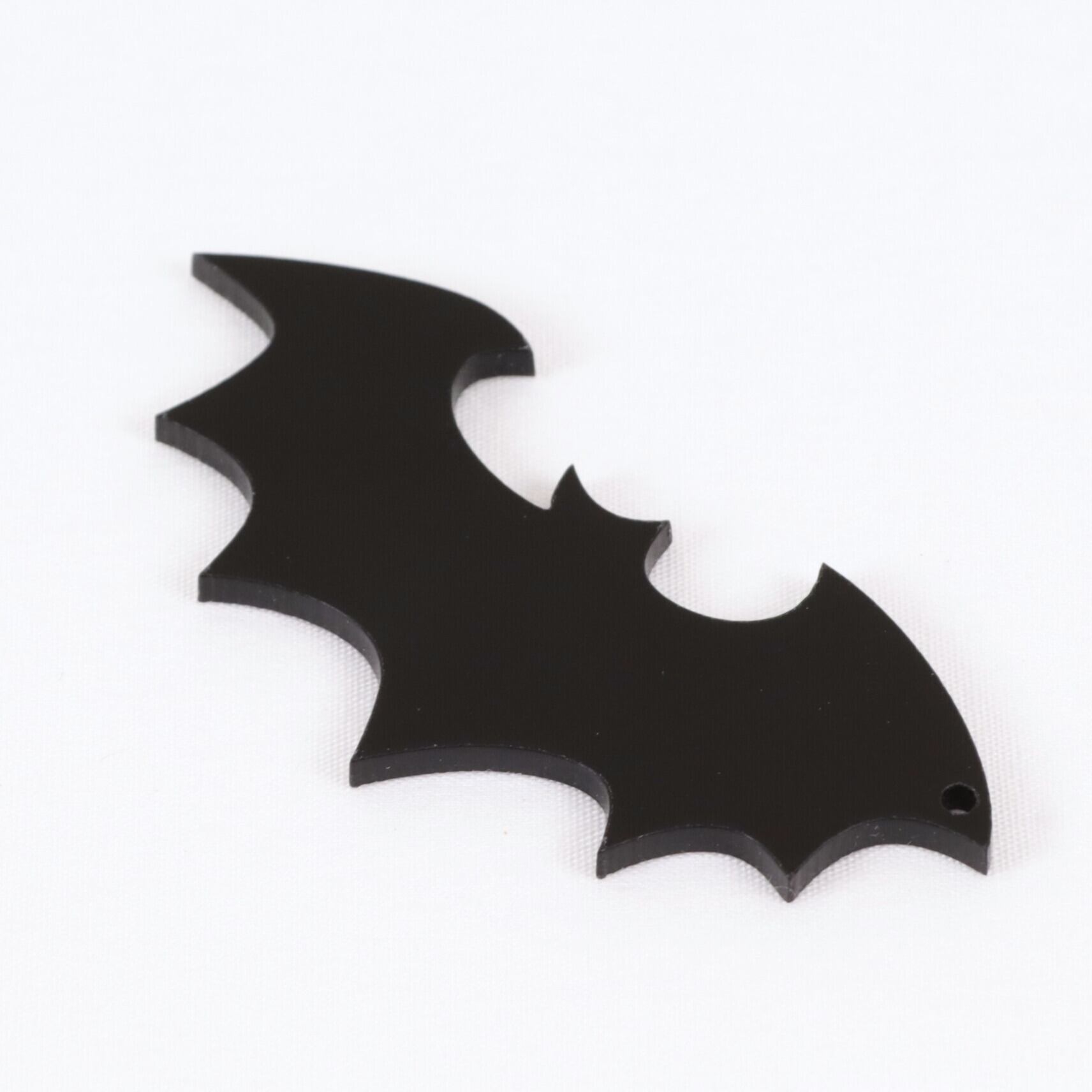 コウモリ クモの巣 パーツ 樹脂 ブラック 02000268 チャーム