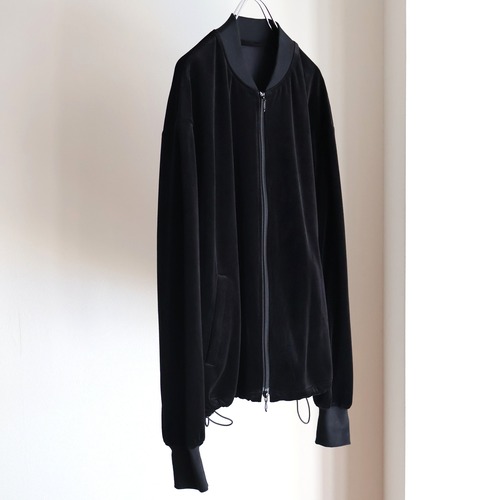 UNIVERSAL PRODUCTS. “ VELOUR BLOUSON ( Black )”
