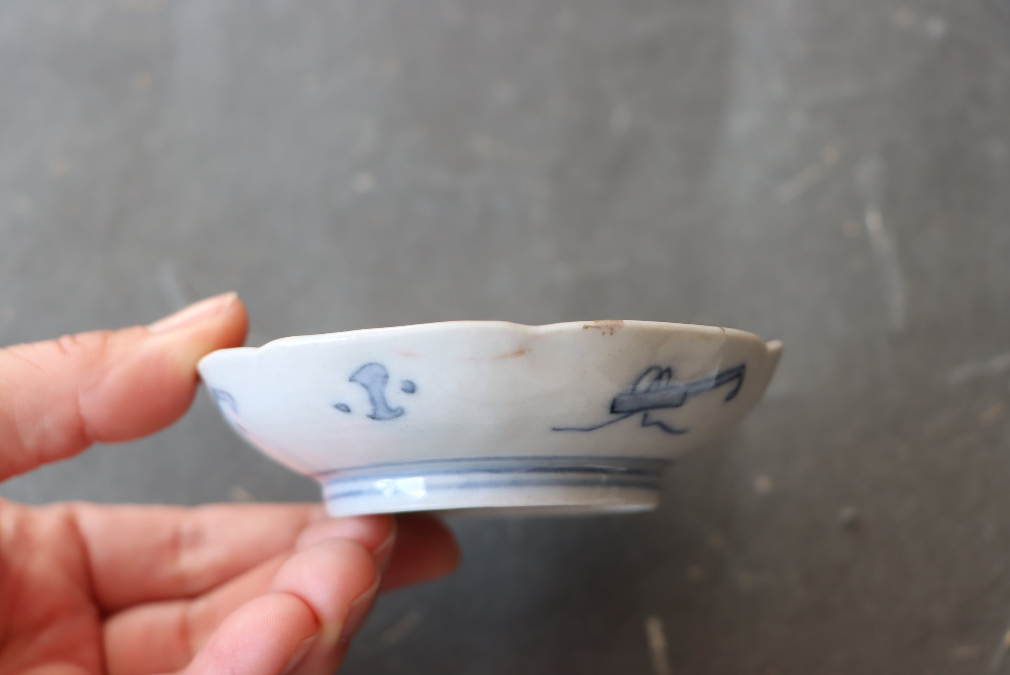 豆皿 伊万里焼 色絵 桃手 通りもの | (有)新原美術