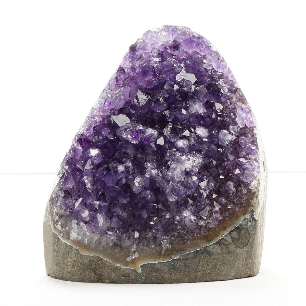 アメジスト 原石 ウルグアイ産 アメジスト クラスター amethyst 台座付属 一点物 182-8753