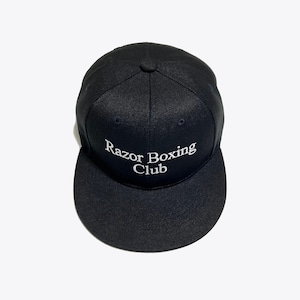 RAZOR BOXING CLUB FLAT VISOR CAP  BLACK