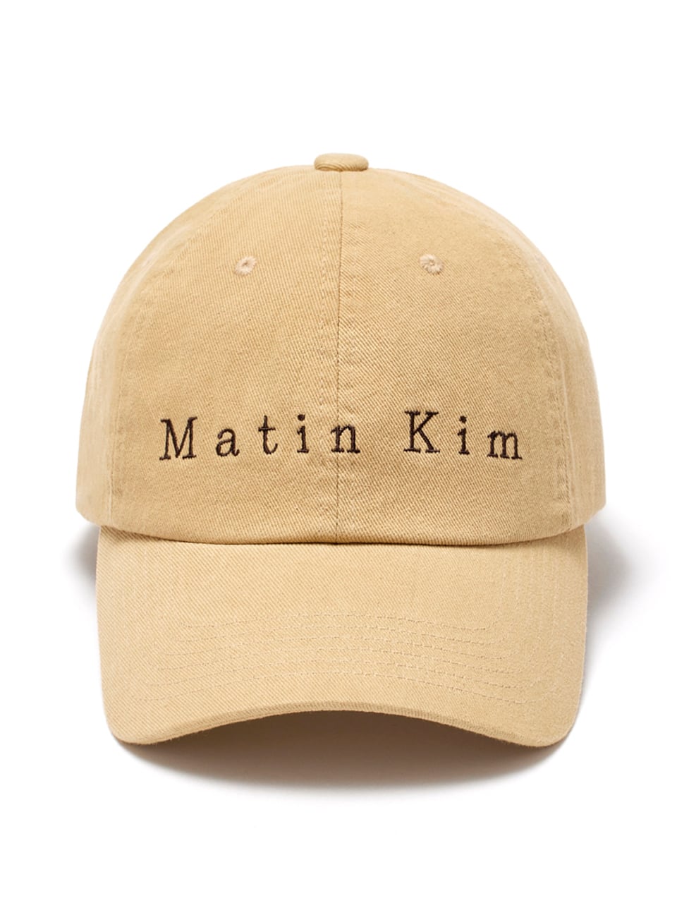 Matin Kim] MATIN COTTON WASHED BALL CAP IN BEIGE 正規品 韓国