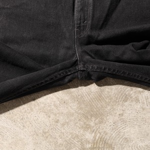 美品 36×30 Levi’s 505 USA 02年 サルファー ブラック デニム パンツ リーバイス
