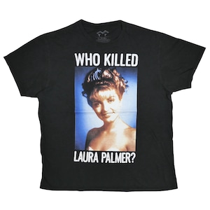 USED【L】TV Drama Twin Peaks Who Killed Laura Palmer?  Tee / TP ©2017