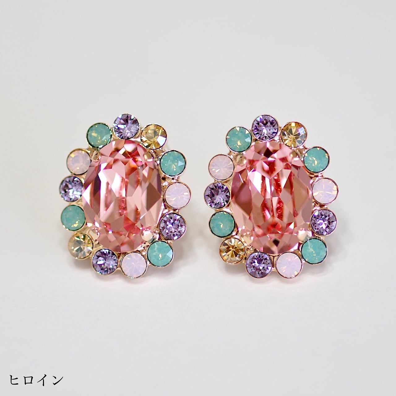 オータムキャンディ オーバルピアス | MAKI NUMOTO (マキ ヌモト