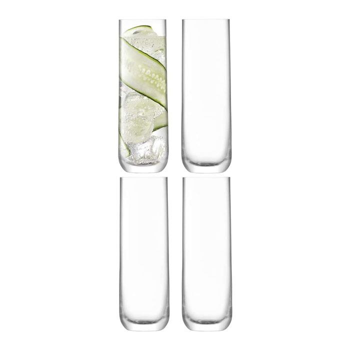 LSA Borough Highball LBG04 G1617-15-301 4個セット 高さ18.5cm 420ml / エルエスエー ハイボール ビールグラス ピルスナー