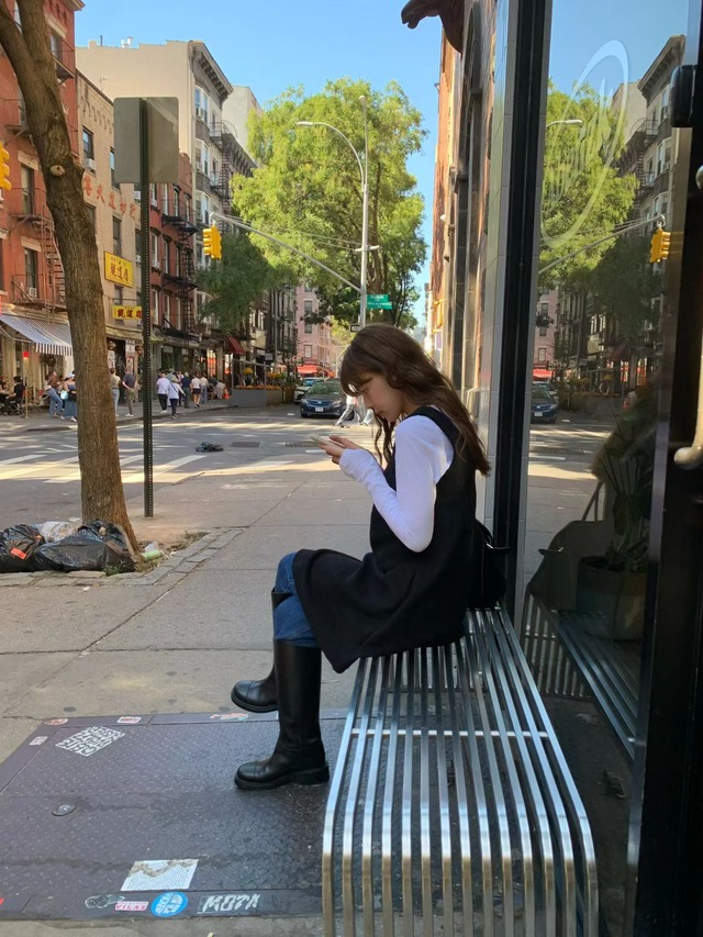 (予約) LIFFEY / Roa wool mini one-piece 2color