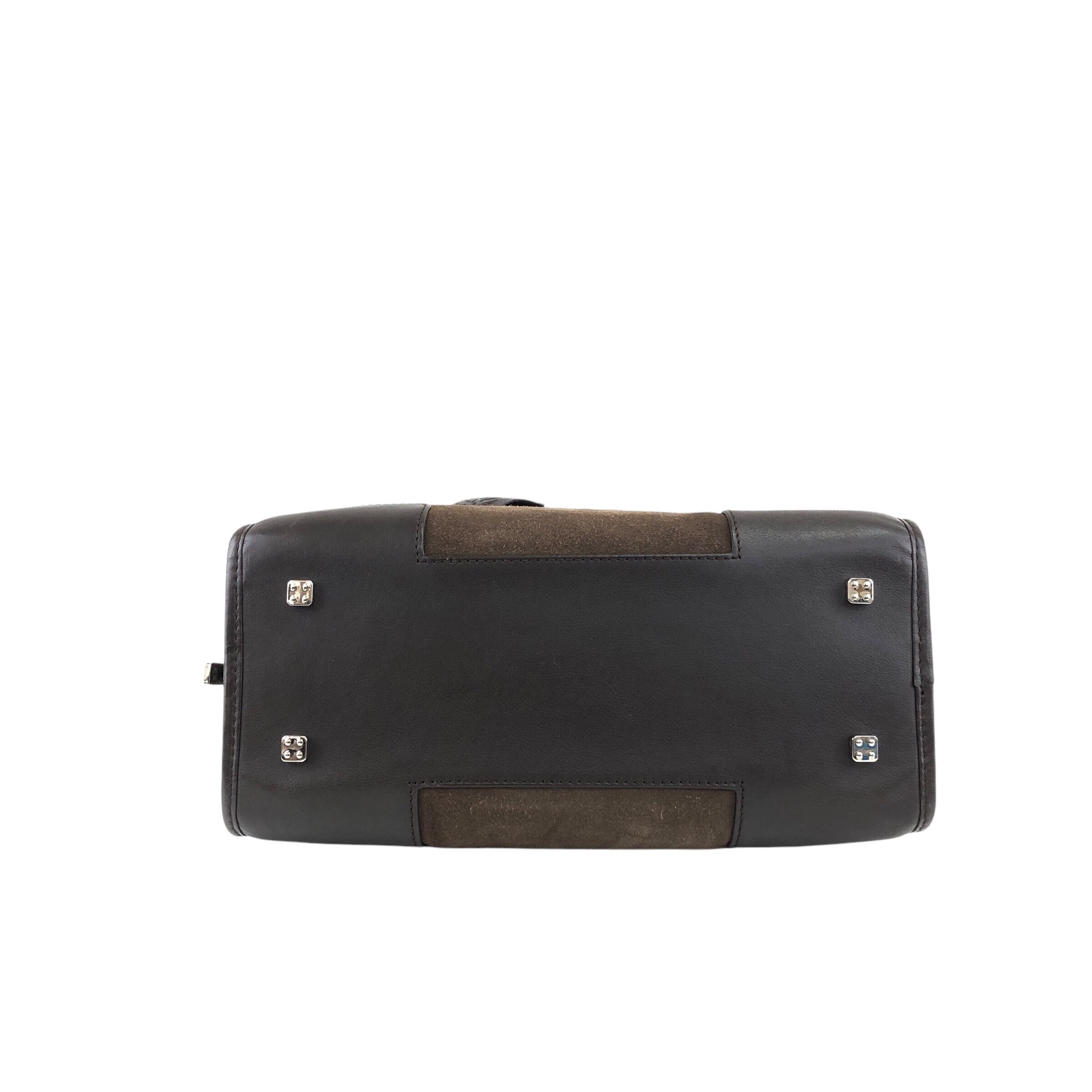 LOEWE ロエベ アマソナ28 ハンドバッグ ブラウン アナグラム