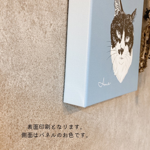 キャンバスパネル/mono ペットイラスト