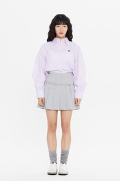 SHIRRING BALLOON SHIRT_PINK