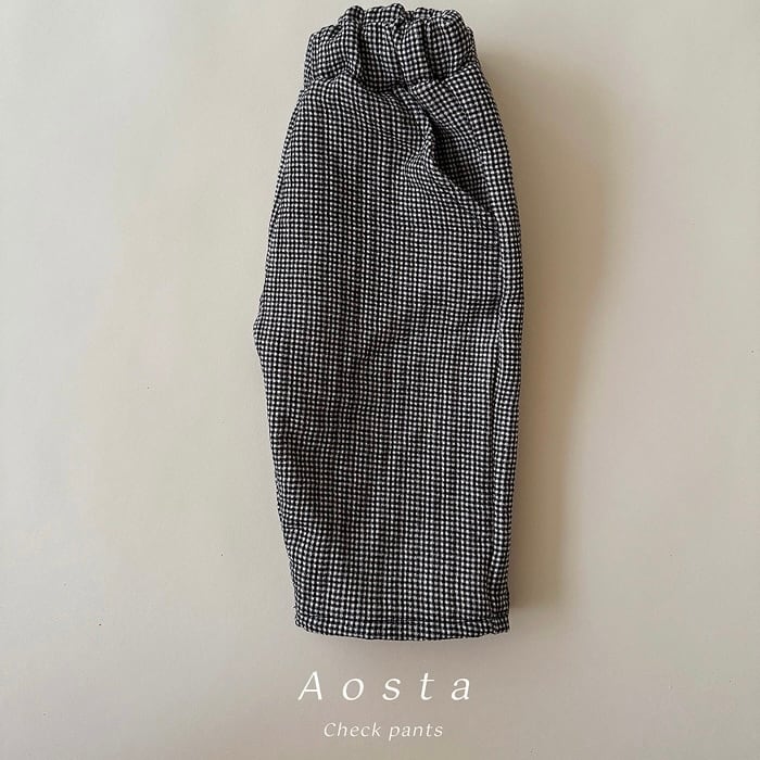 aosta check pants