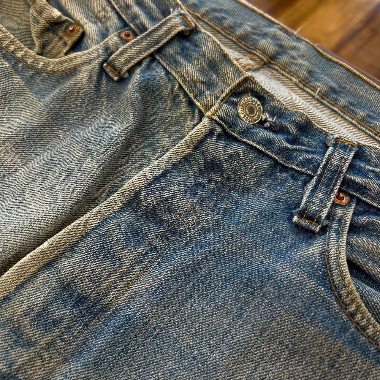 リファット【RIFATTO】別注ヴィンテージデニムリメイク 33インチ - 4