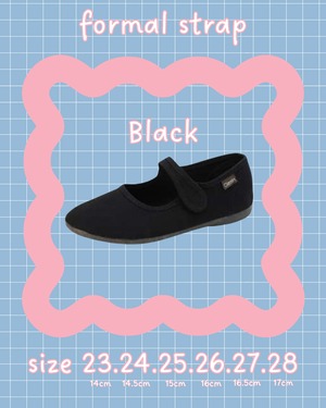 【即納/送料無料】cienta / Formal strap / Negro(Black)