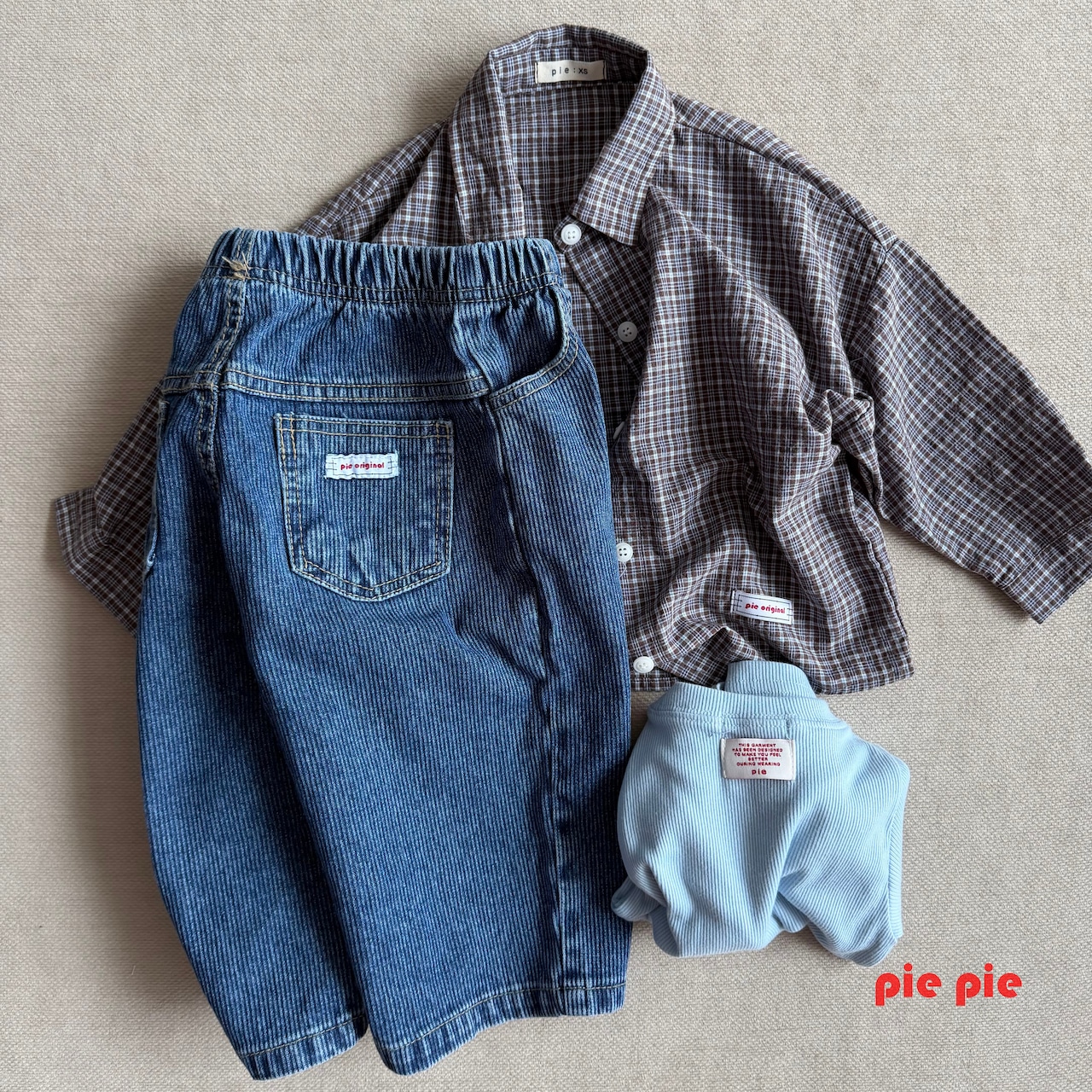 【取寄/韓国直送】pie 26/AU コーデュロイデニム|秋服|韓国子供服