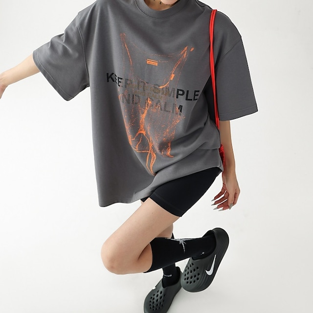 デザインスケッチルーズＴシャツ［S-L］