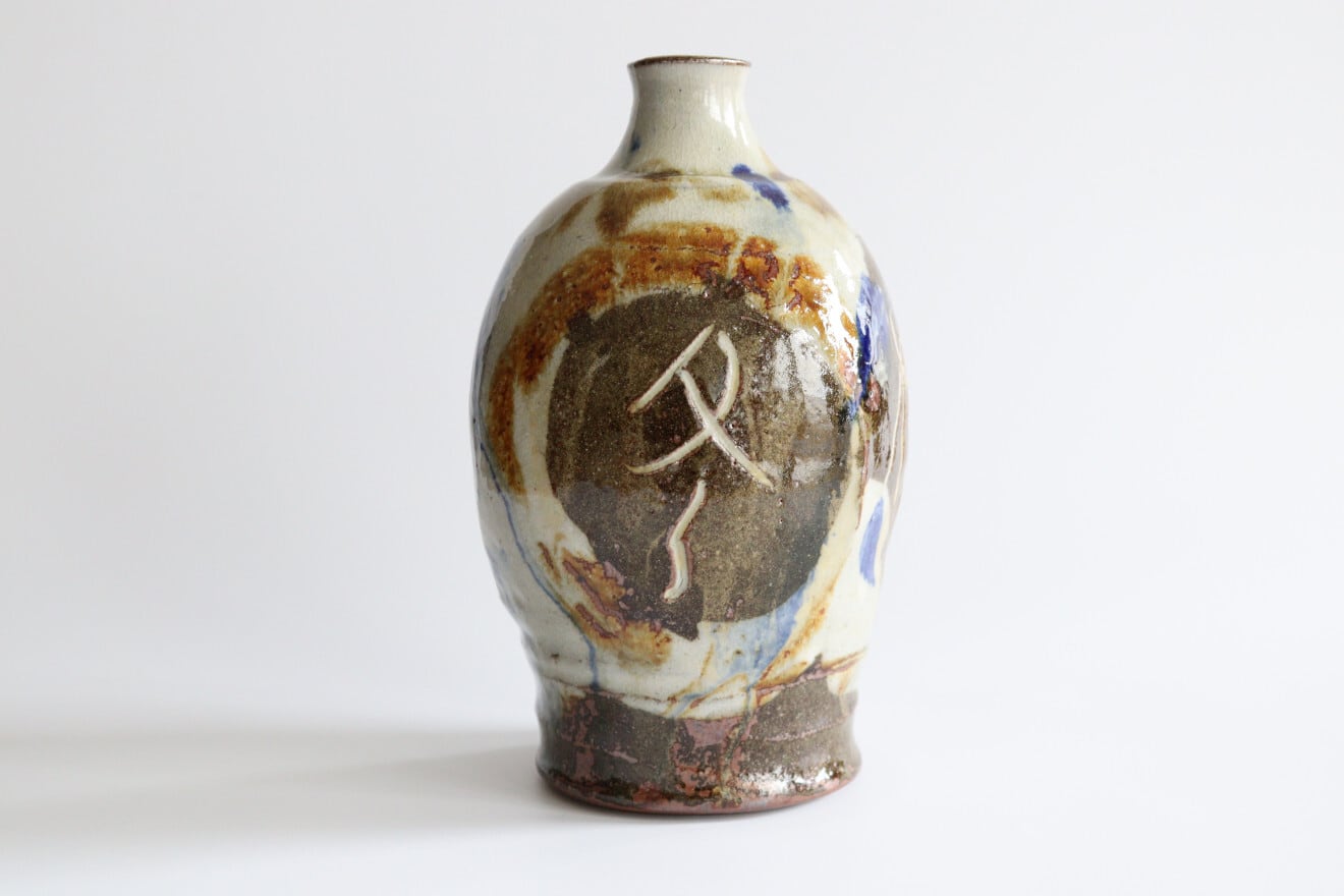 成井窯 花瓶（春夏秋冬） | ao+水玉