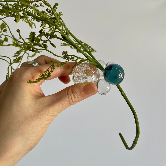 大村 淑華　花留め（蒼）