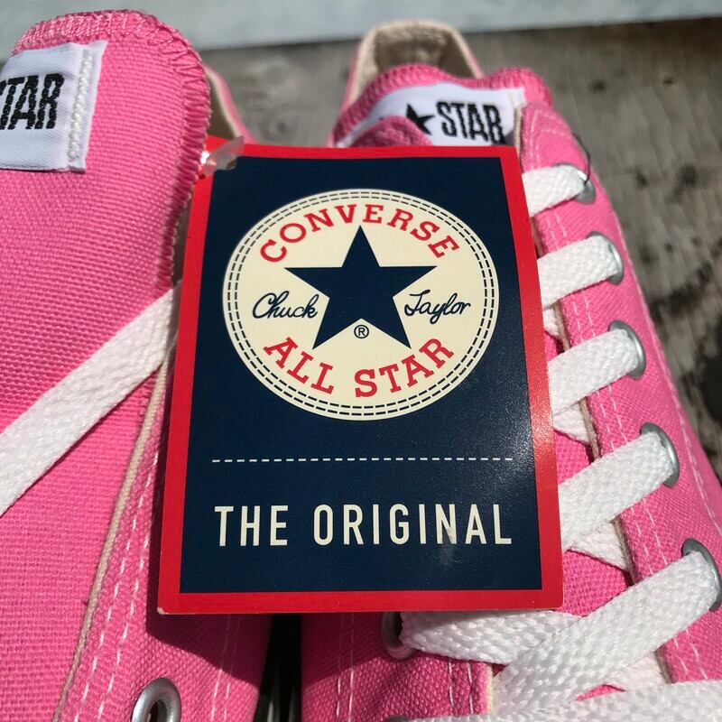 90's CONVERSE コンバース ALL STAR LOW キャンバススニーカー ピンク デッドストック NOS US7.5 USA製 希少  ヴィンテージ | agito vintage powered by BASE
