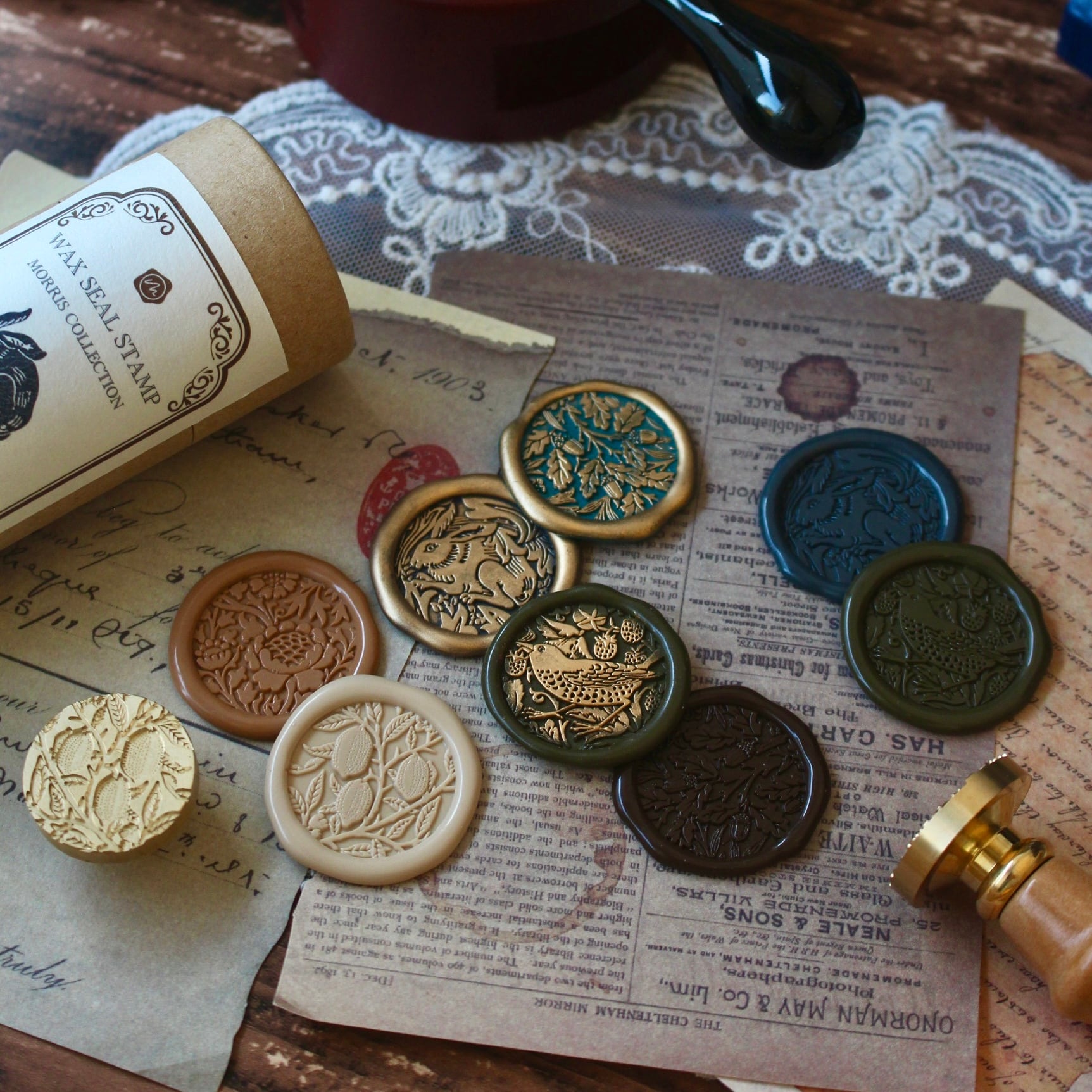 Wax seal stamp │どんぐり / Acorn【25mm】 | シーリングスタンプ