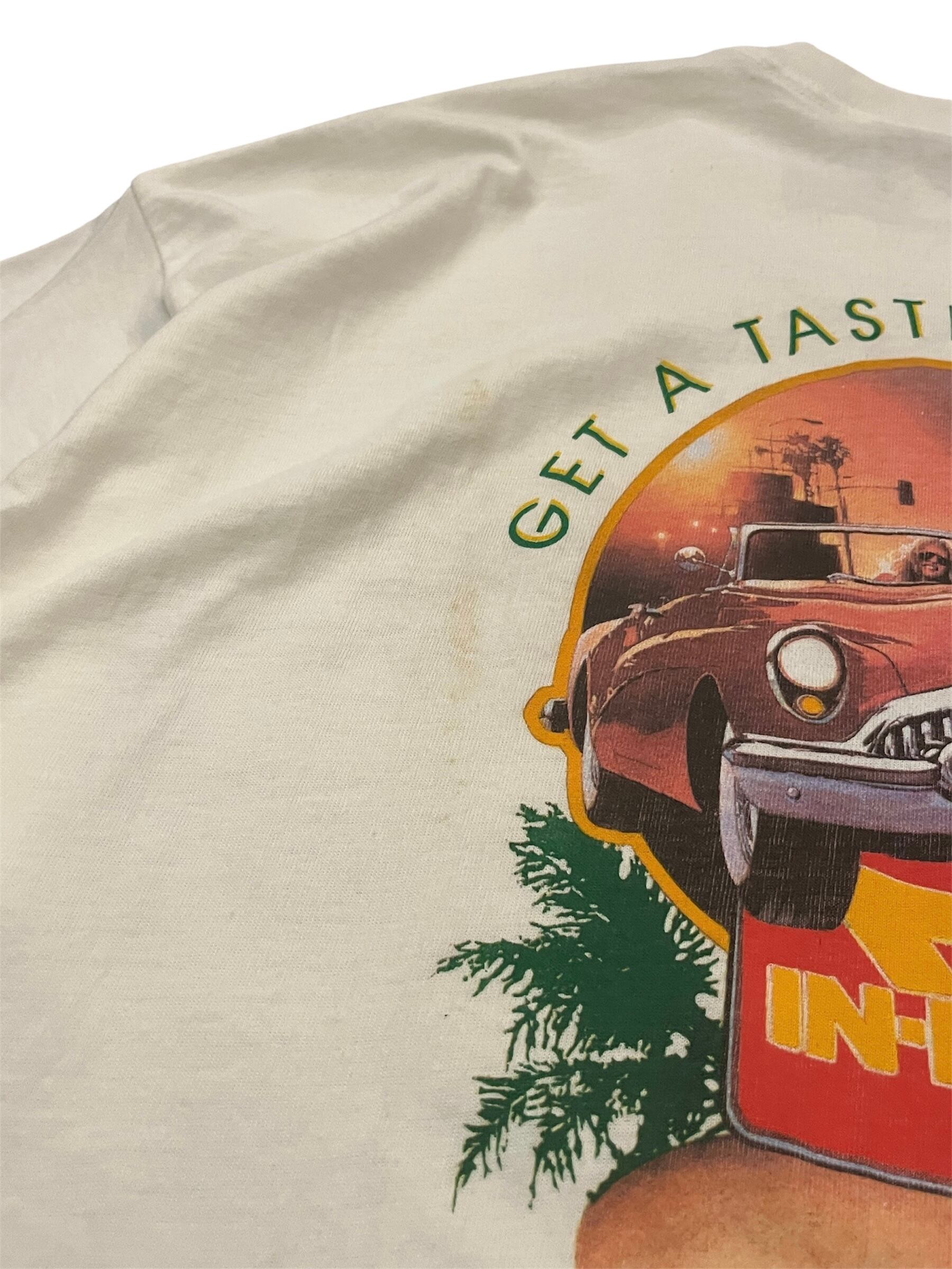 Deadstock 90s IN-N-OUT BURGER t-shirt Made in U.S.A. デッド