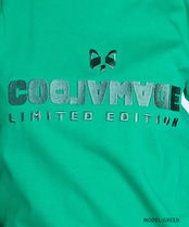 DoggyエンブロイダリーコンパクトTシャツ (GREEN)　CQ-46044
