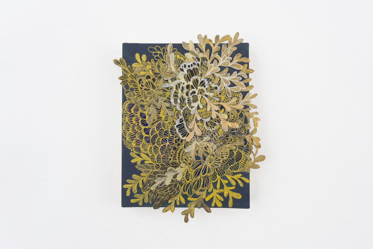 「めいそうドローイング　ざわめくⅠ」岩井尚子 作