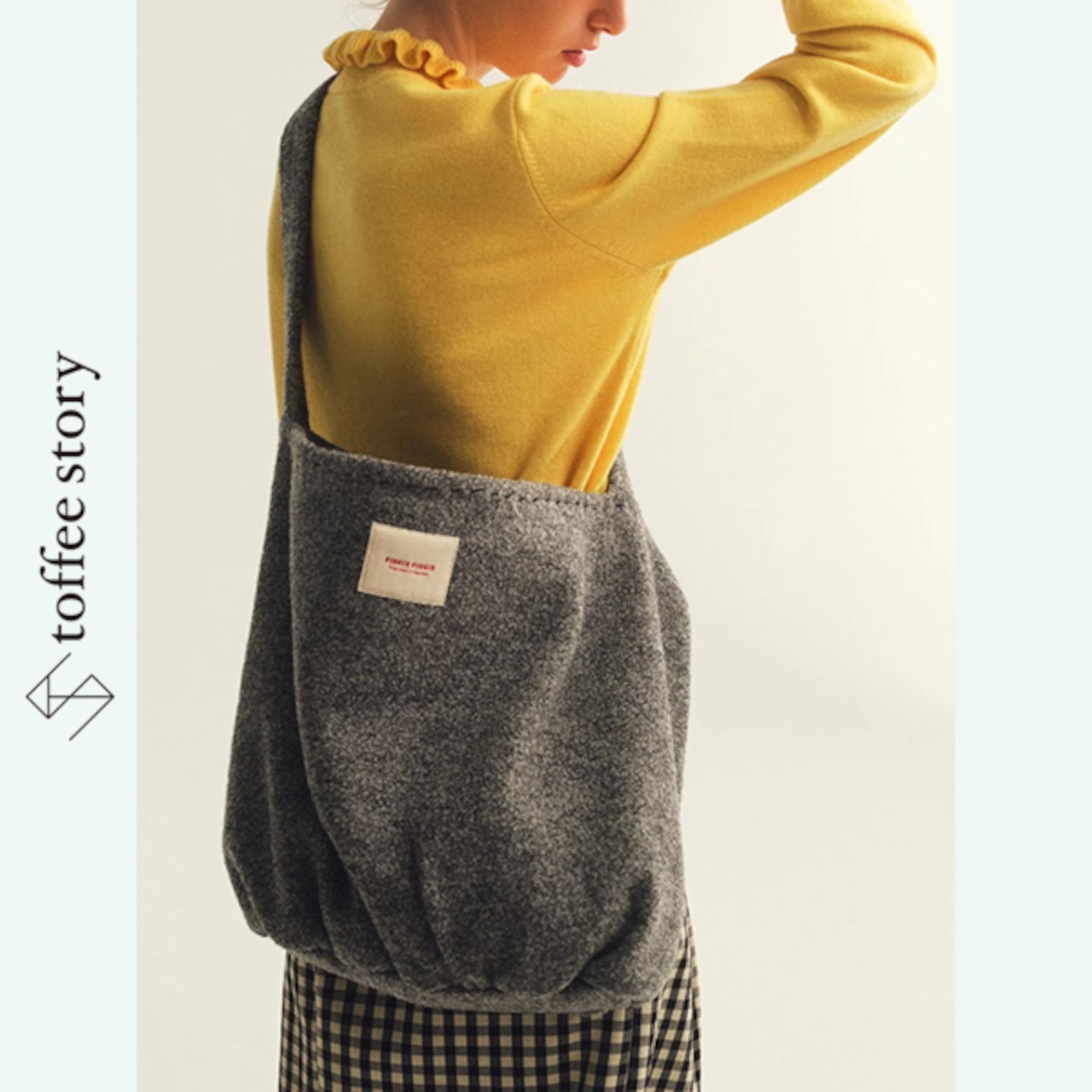 【2color】やさしさを編むニットショルダーバッグ 《P0309》