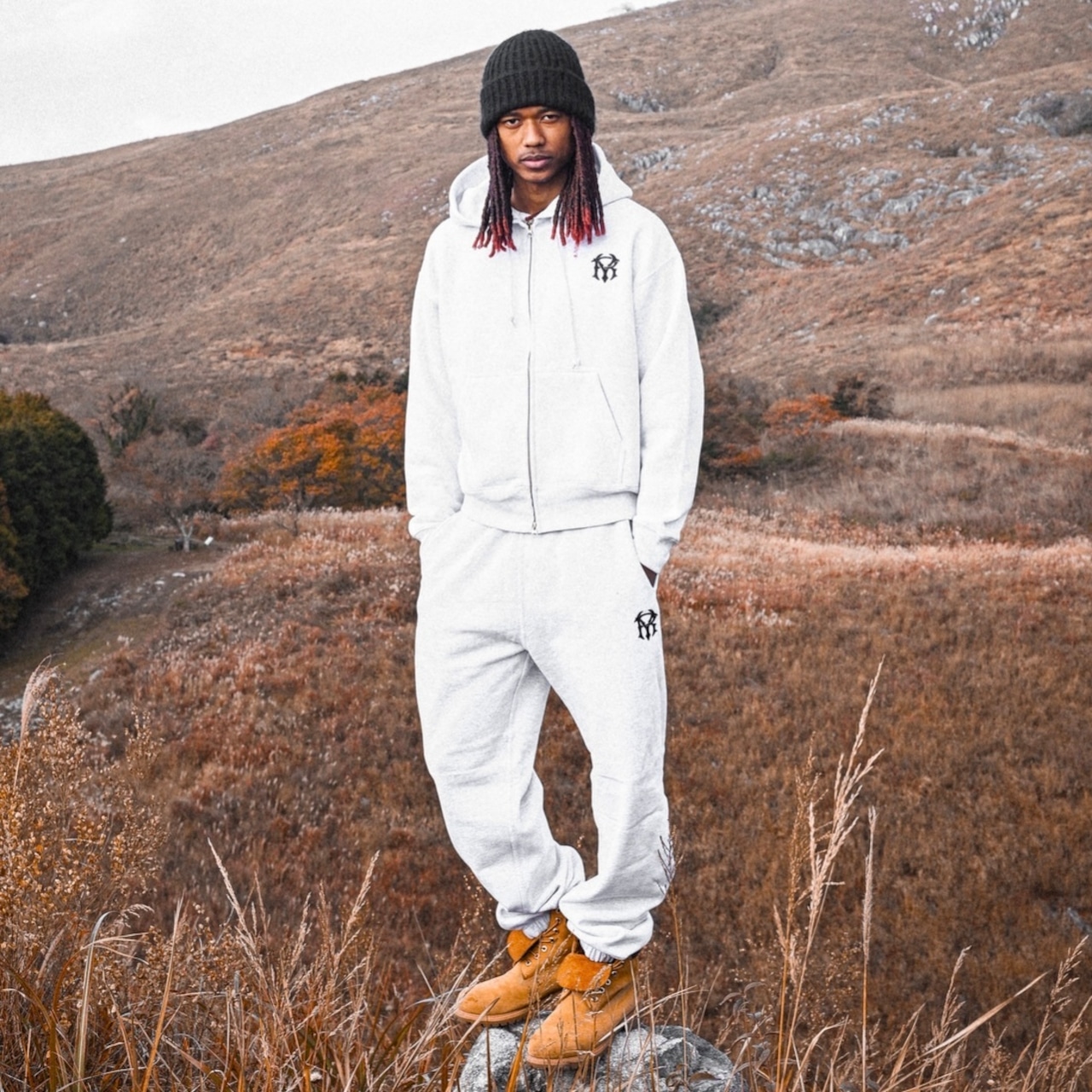 MONOGRAM LOGO HEAVYWIGHT SWEAT PANTS