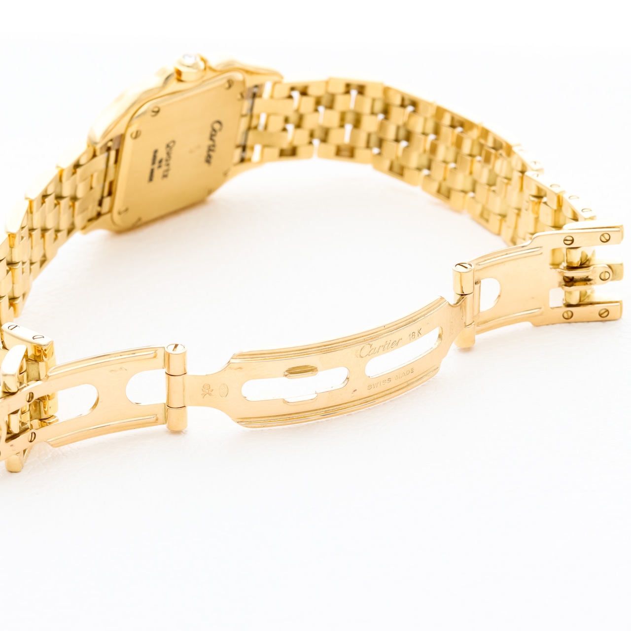カルティエ パンテール SM ゴールド ベゼル 純正ダイヤモンド