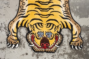 Tibetan Tiger Rug 《Sサイズ•シルク148》チベタンタイガーラグ
