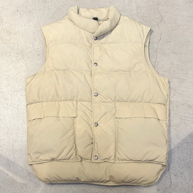 1980s WOOLRICH DOWN VEST BEIGE